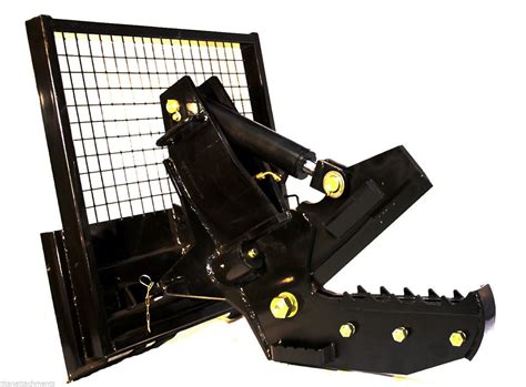 skid steer rotating tree shear|12 rotating tree shear attachment.